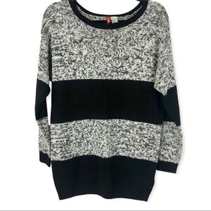 Divided H&M Oversized Striped Marled Sweater‎